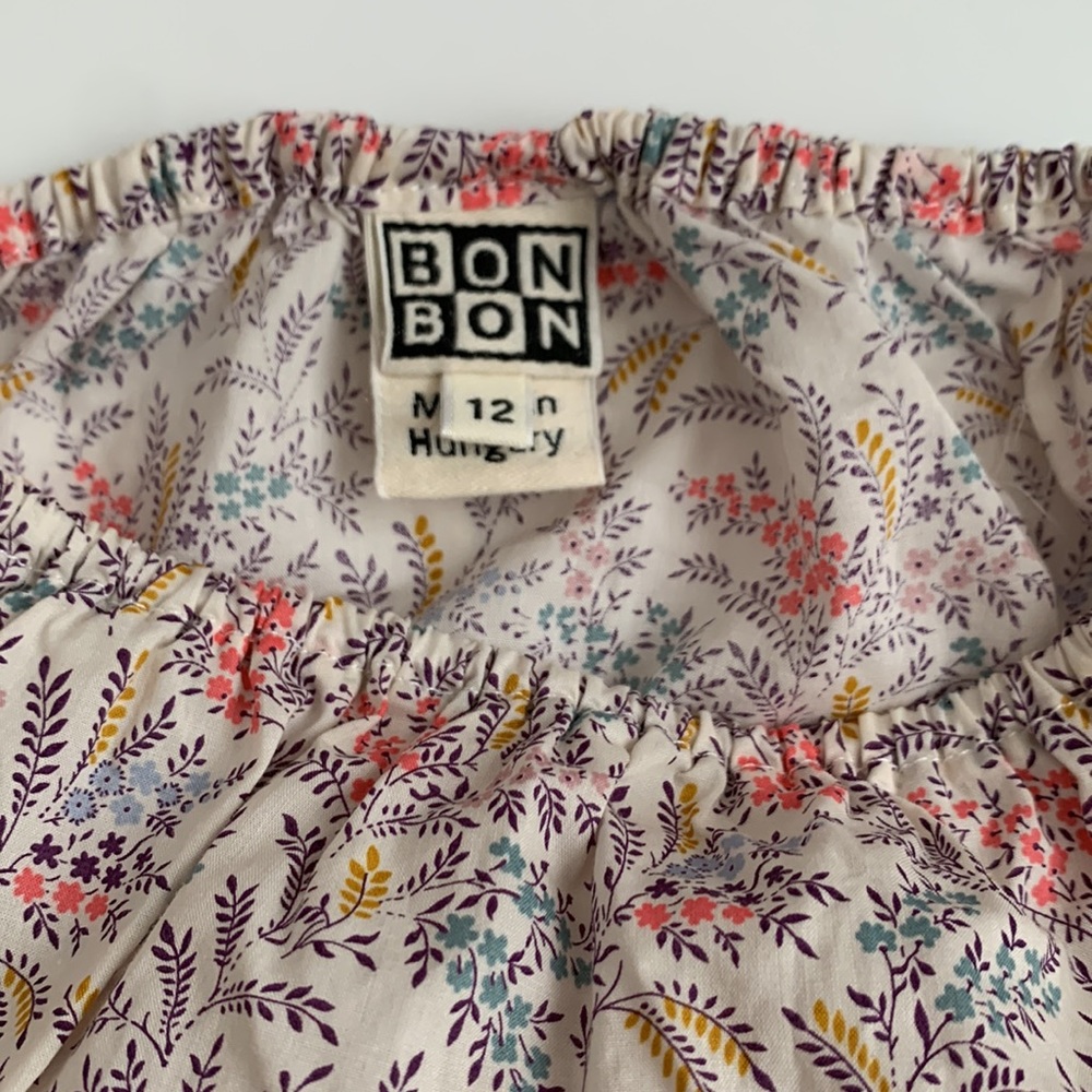 BONBON (BONTON) Floral Bloomer 12M - Picture 2 of 4